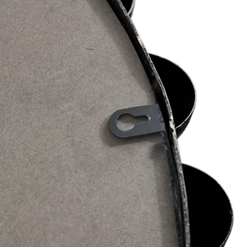 Marlowe Beaded Round Metal Wall Mirror