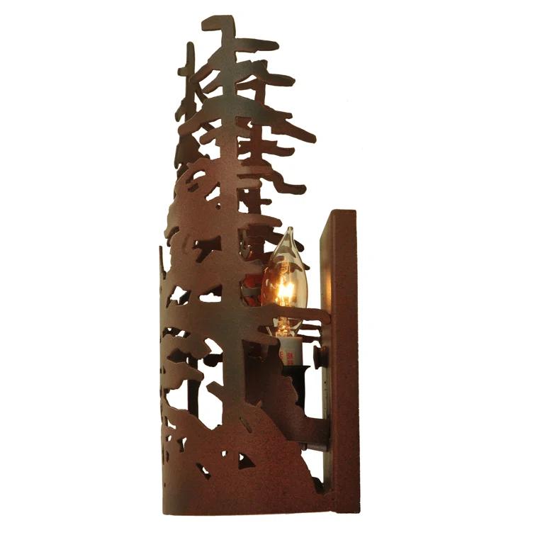 Meyda Lighting Rustic Lodge Flush Mounted Sconce