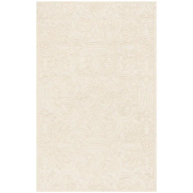 Martha Stewart Rugs Martha Stewart Hand Tufted Wool And Cotton With Latex Damask Rug
