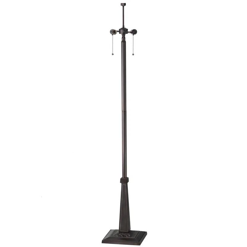 Meyda Lighting Meyda Tiffany & Stained Glass 63'' Mahogany Bronze Traditional Floor Lamp