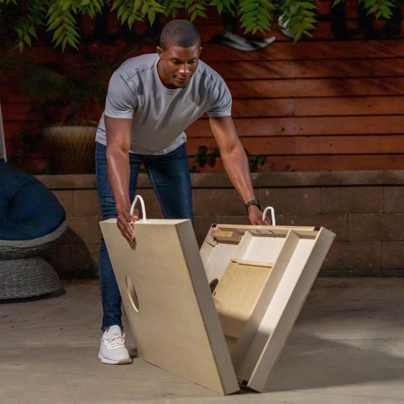 Triumph Sports Triumph All-Wood Regulation 2x4 Cornhole Set