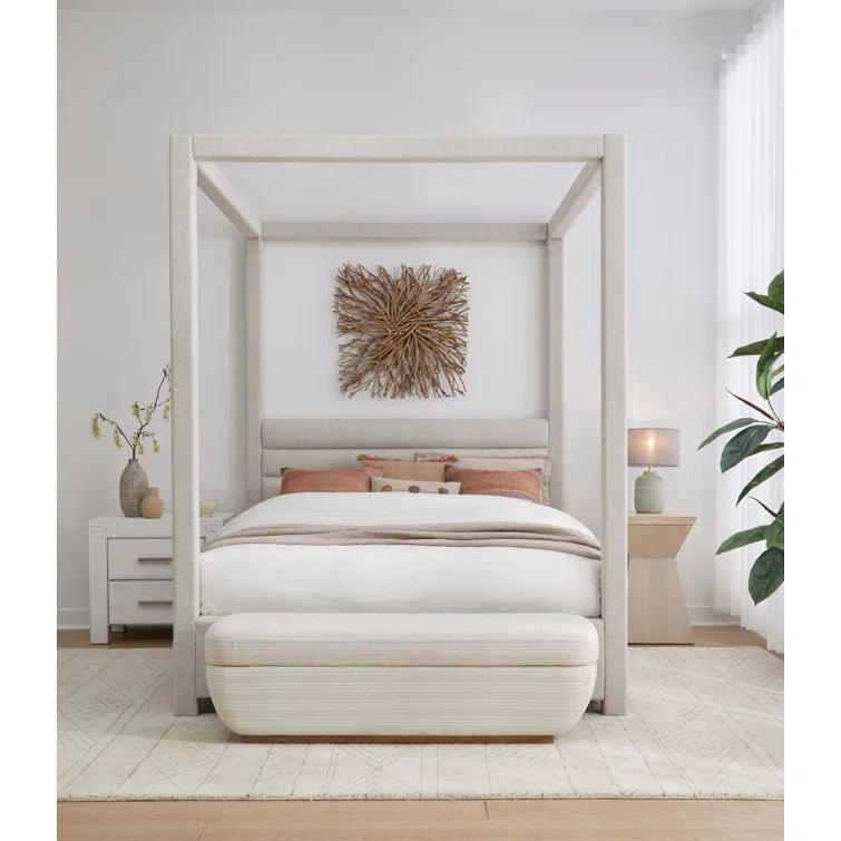 Herma Upholstered Canopy Bed