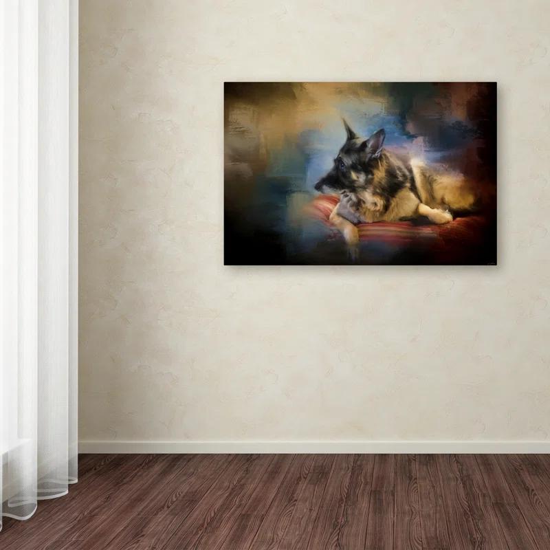 Trademark Fine Art Jai Johnson " Watching The Drama " by Jai Johnson