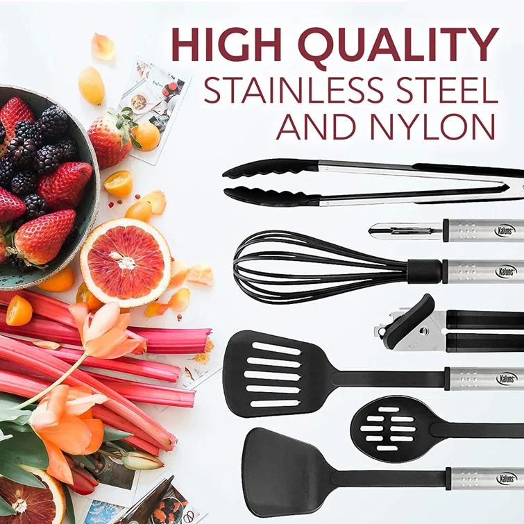 Joytable Joytable 15 Piece Bakeware Set + 24 Piece Utensil Set - Stainless Steel, Non-Stick, Dishwasher Safe, And Heat Resistant