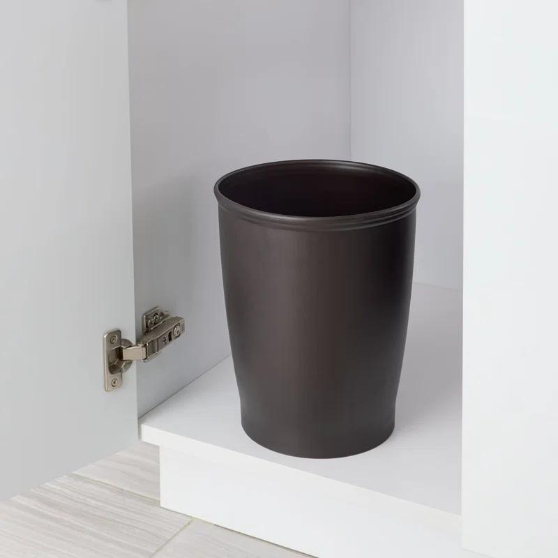 iDesign iDesign Kent Plastic Wastebasket Trash Can, 8.25" x 10"