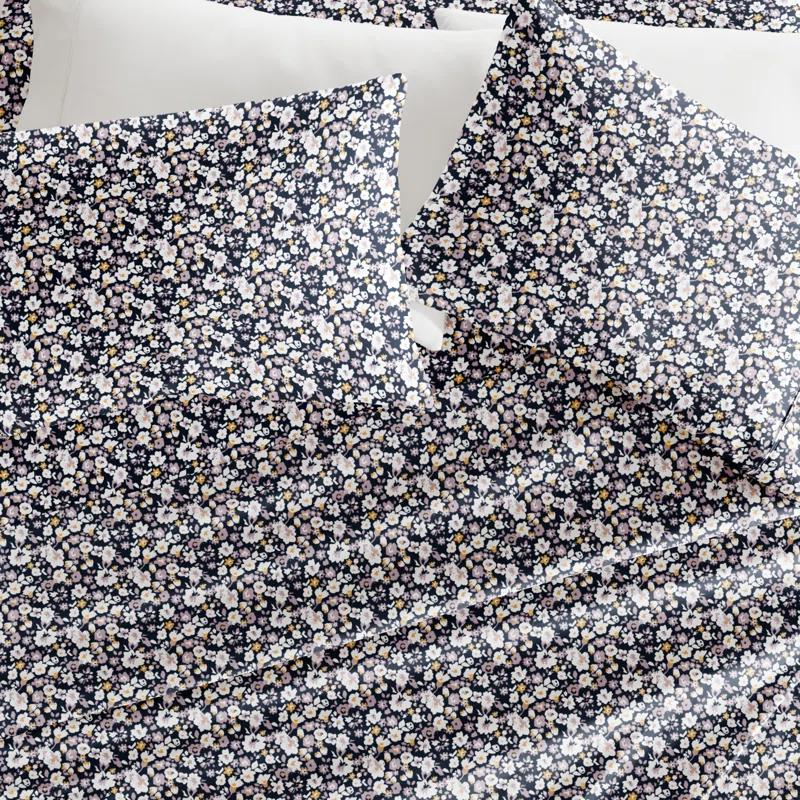 IEnjoy Home 4 Piece Sheet Set Patterned Microfiber Ultra Soft Bedding in Floral Dream