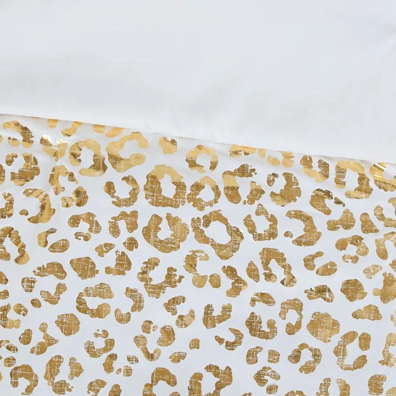 Lillie Metallic Animal Print Comforter Set