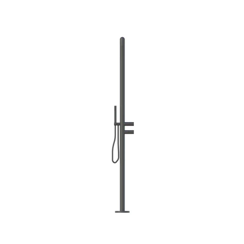 Stainless Steel Free Standing Outdoor Shower and Footwash Spout