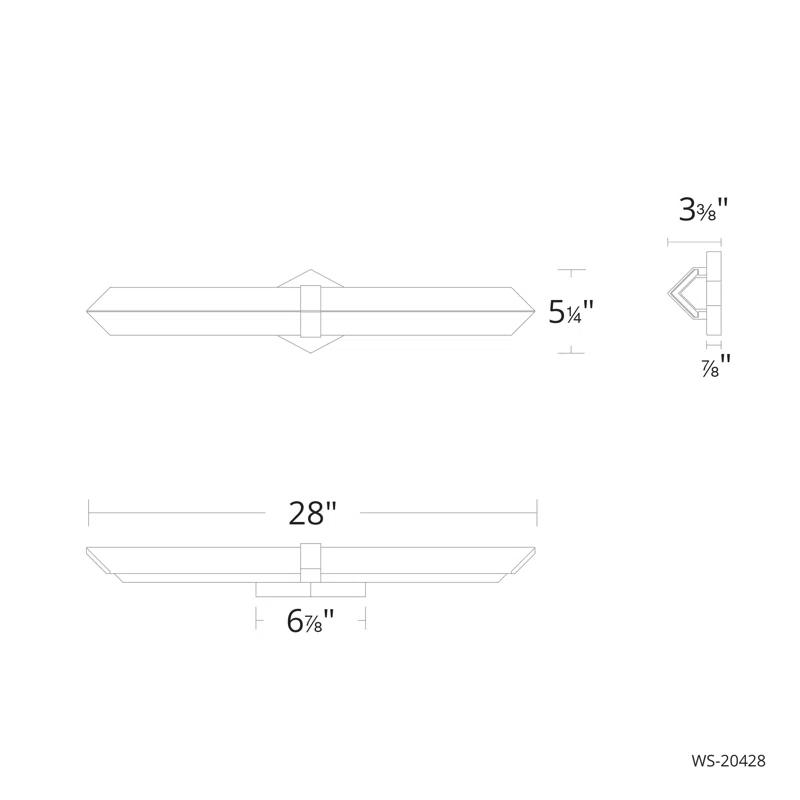 Modern Forms Javelin Dimmable LED Bath Bar