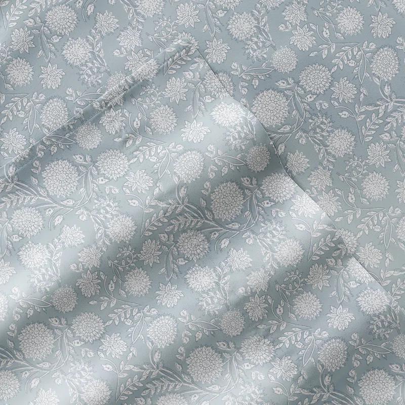 Becky Cameron 4 Piece 300 TC Patterned Cotton Sheet Set