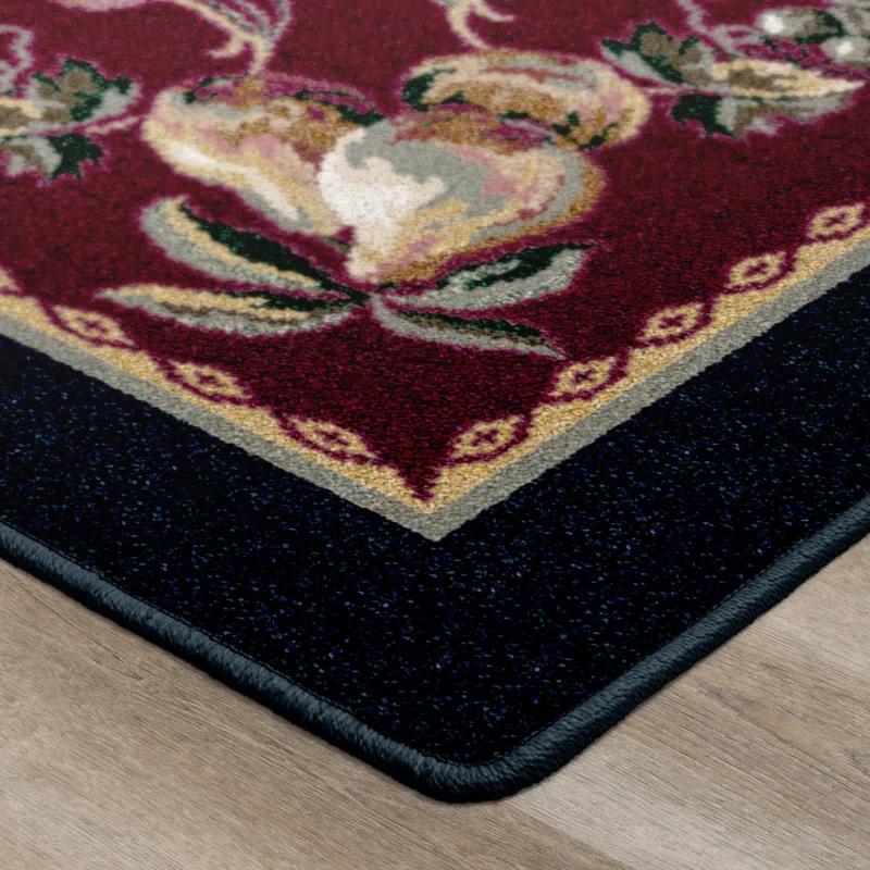 Milliken Fruit Medley Garnet Lattice Area Rug