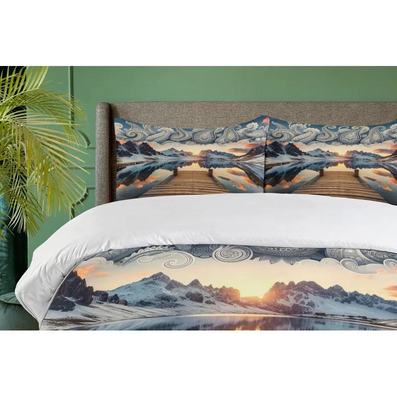 Ambesonne Lake Duvet Cover Set