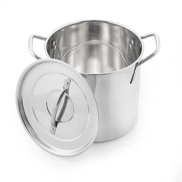 McSunley 8 Quarts Stainless Steel Stock Pot