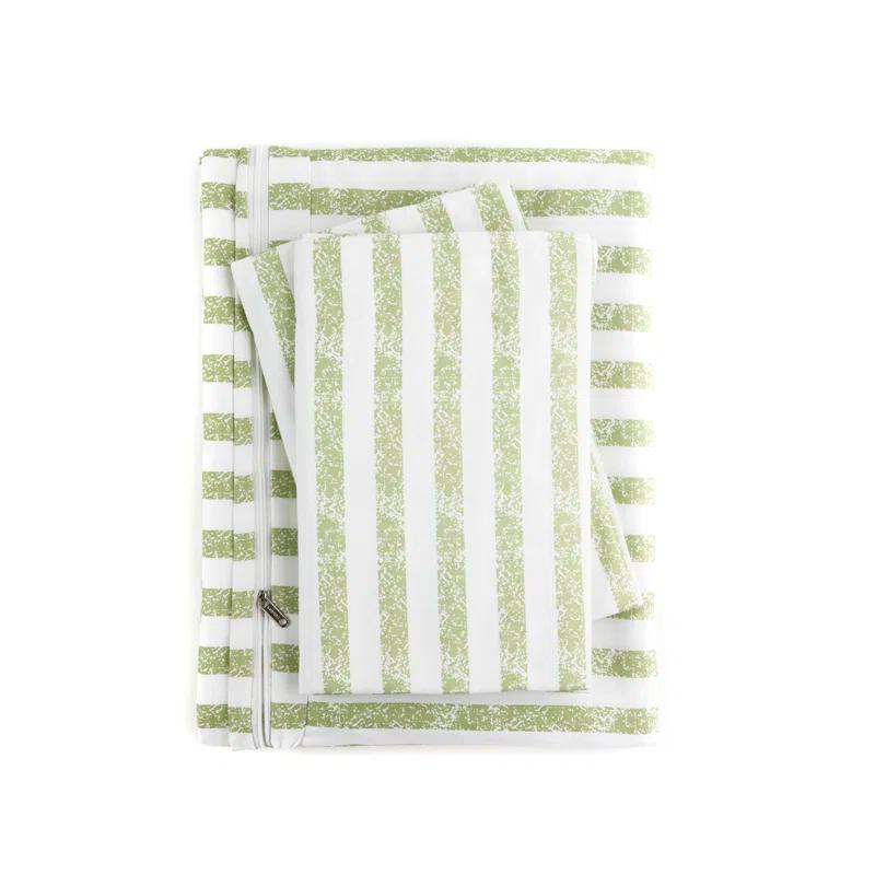 Becky Cameron 3 Piece Rugged Stripe Pattern Duvet Cover Set