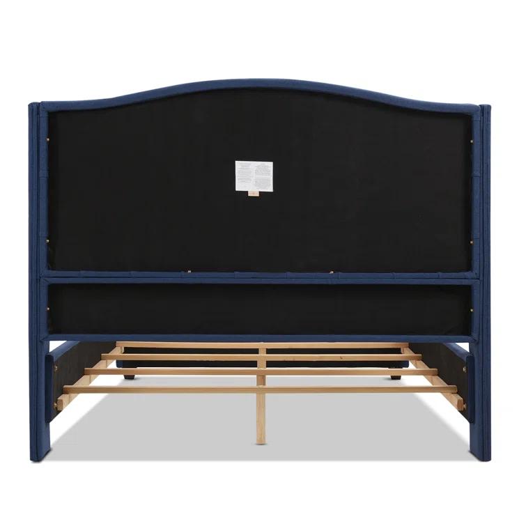 Coleman Upholstered Wingback Bed