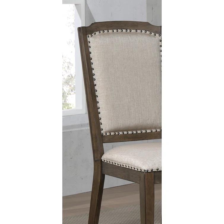ZHENMIAO XINLEI TRADING INC 19'' H Upholstered Side Chair (Set of 2)