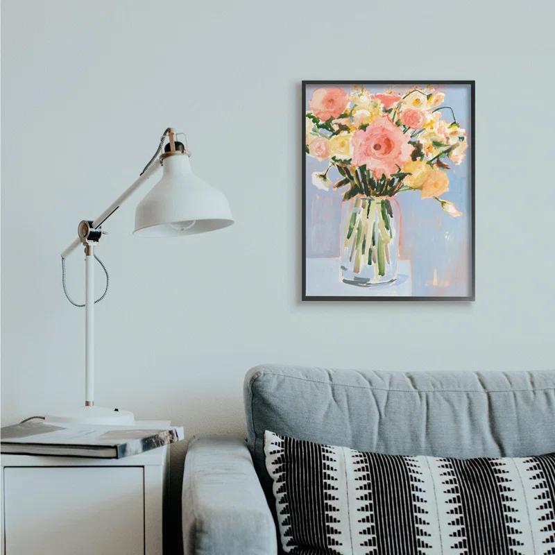 Stupell Industries " Chic Floral Bouquet Pastel Spring Flowers " by Victoria Borges
