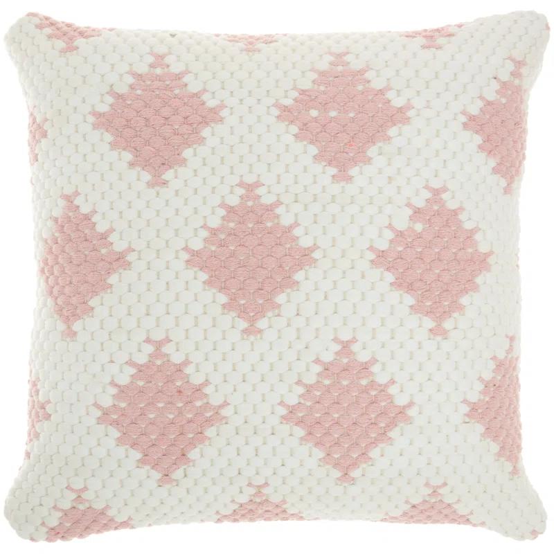 Mina Victory Geometric Cotton Throw Pillow