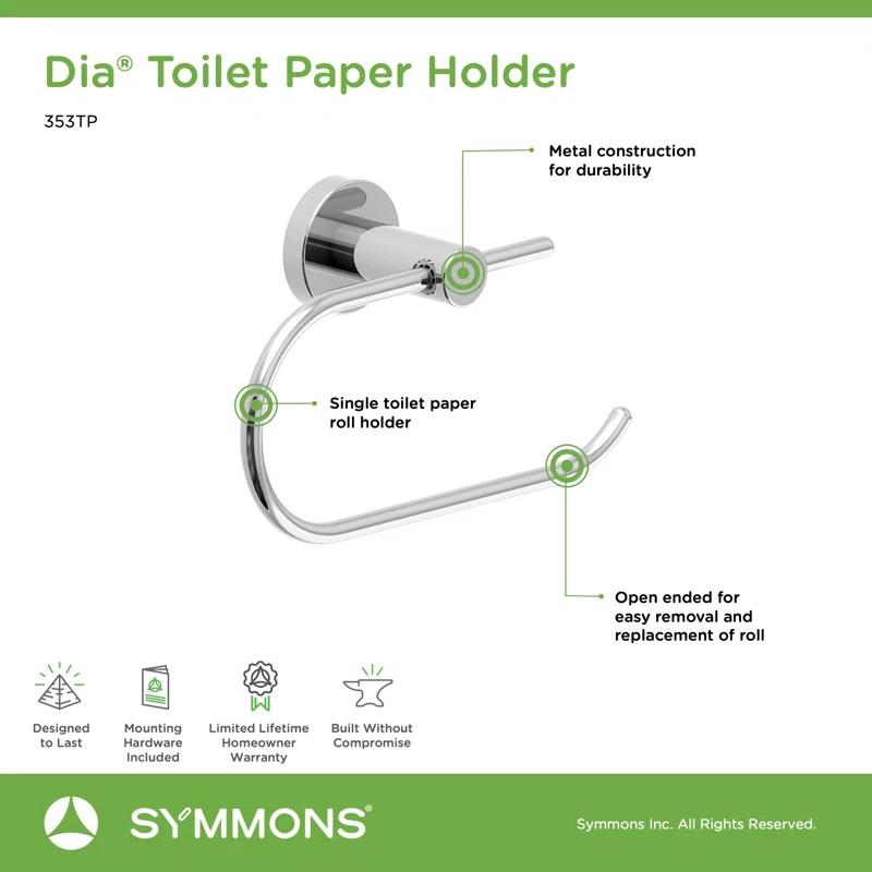 Symmons Dia 4 Piece Bath Accessory Hardware Set 35AC4BUNDLE