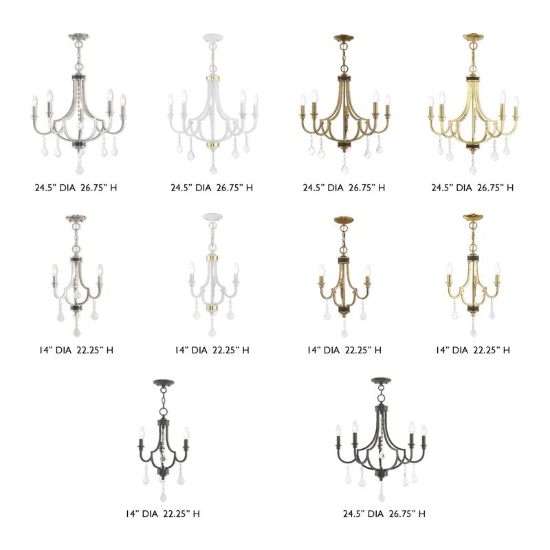 Dedric 5 - Light Dimmable Classic / Traditional Chandelier