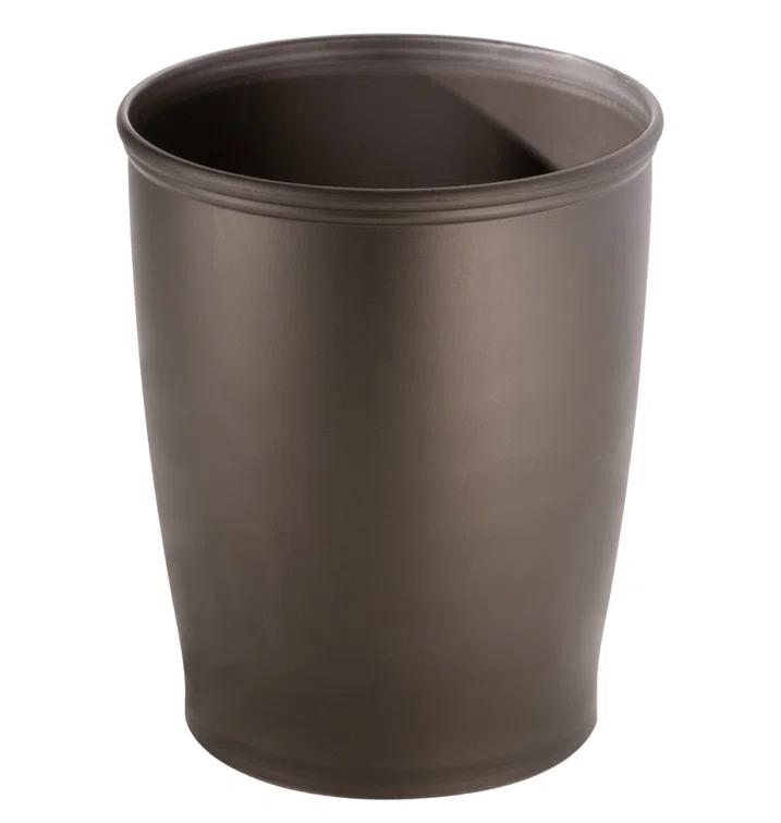 iDesign iDesign Kent Plastic Wastebasket Trash Can, 8.25" x 10"