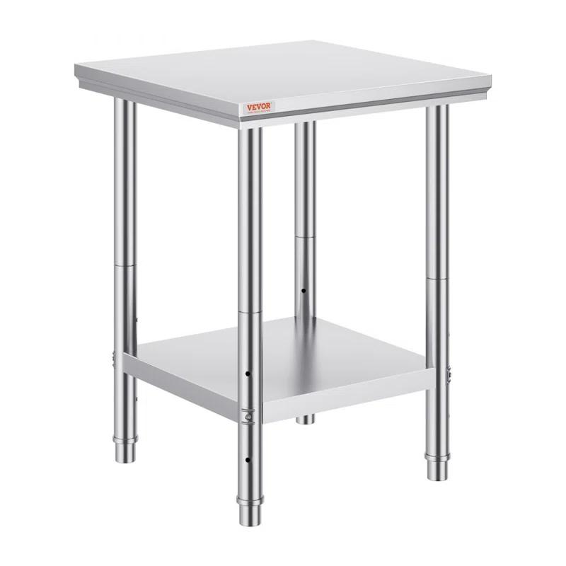 17 Stories Stainless Steel Commercial Kitchen Work Food Prep Table 24"x 24"