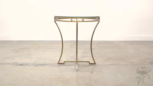 Sarreid Ltd Glass Top End Table