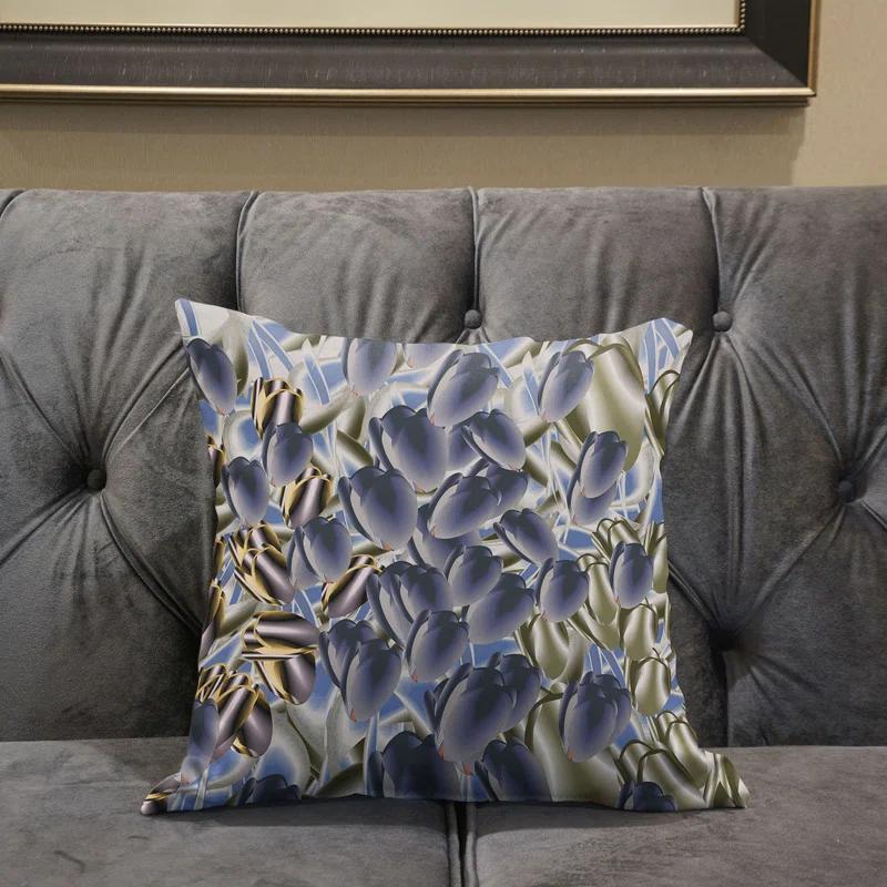 AmritaSen Floral Reversible Throw Pillow