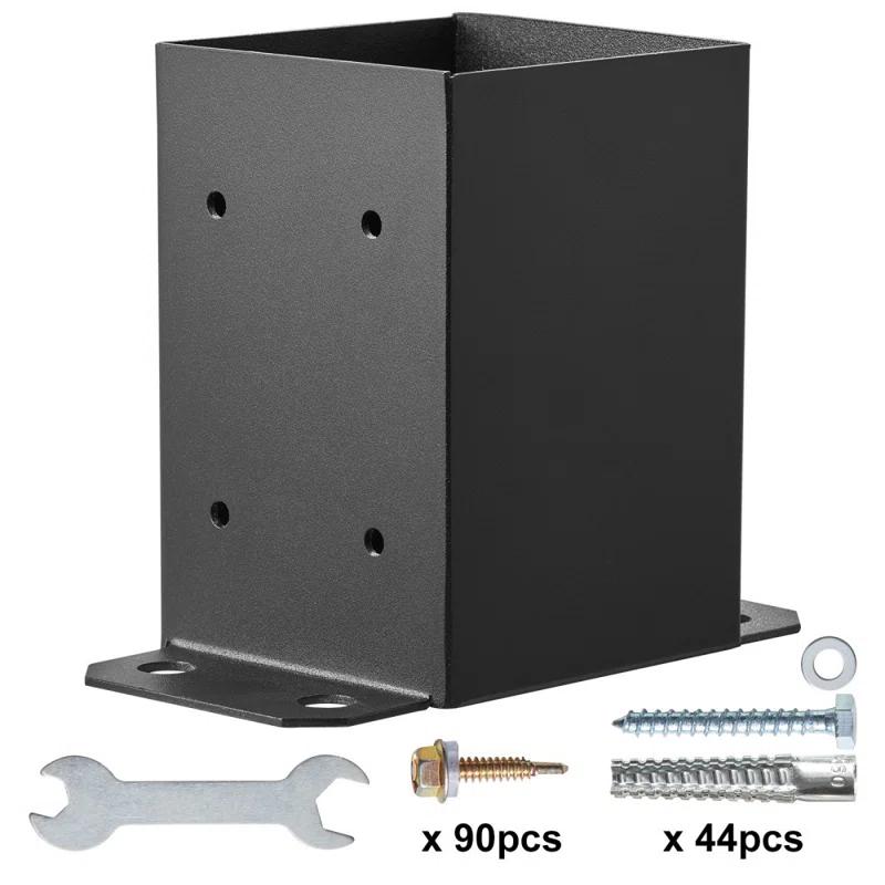 Stellweilan Tessberg 10 Pack 4x4 Post Base Brackets Heavy Duty Wood Post Fence Post Anchor (Set of 10)