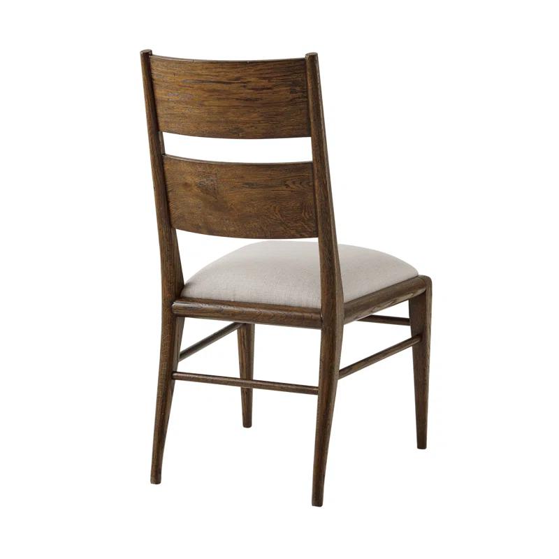 Nova 19.25'' H Upholstered Oak Side Chair