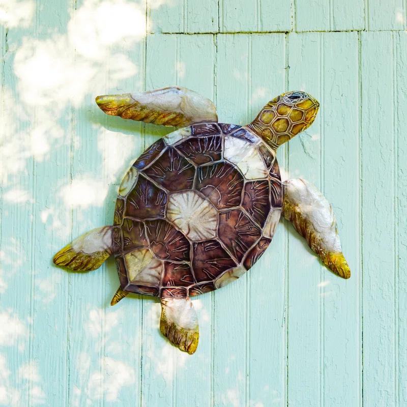Eangee Home Design Handmade Coastal Landscape & Nature Wall Decor on Metal