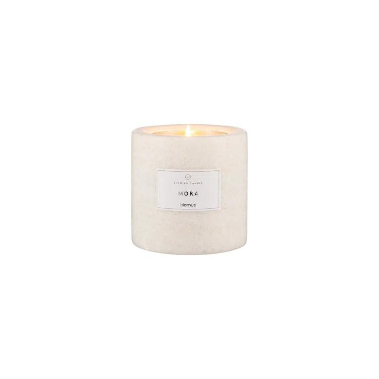 Blomus FRABLI Scented Candle w/Marble Container - Small - Mora Fragrance