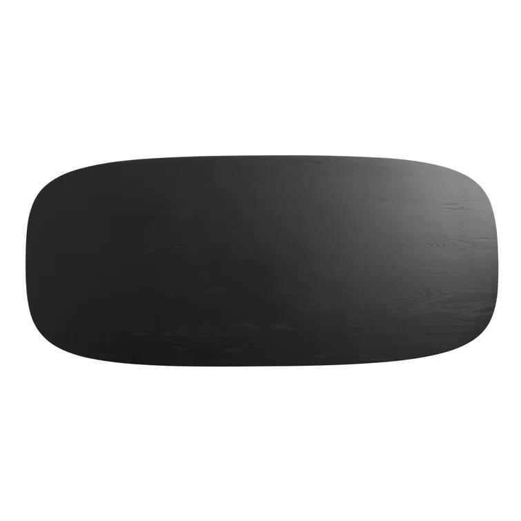 Blu Dot Good Times Oval Solid Wood Top Dining Table
