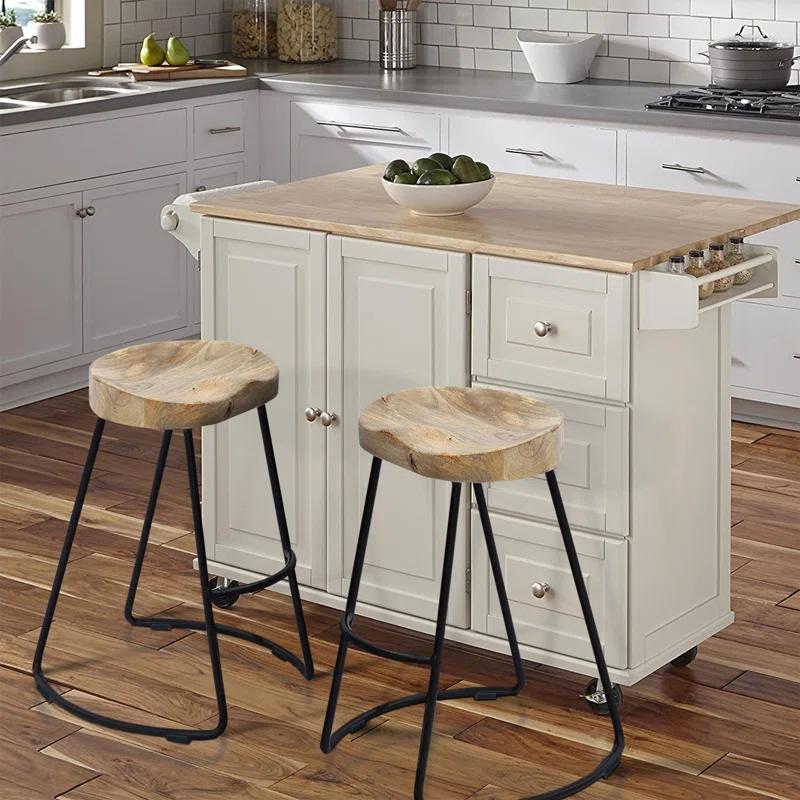 The Urban Port Counter Stool with Metal Frame