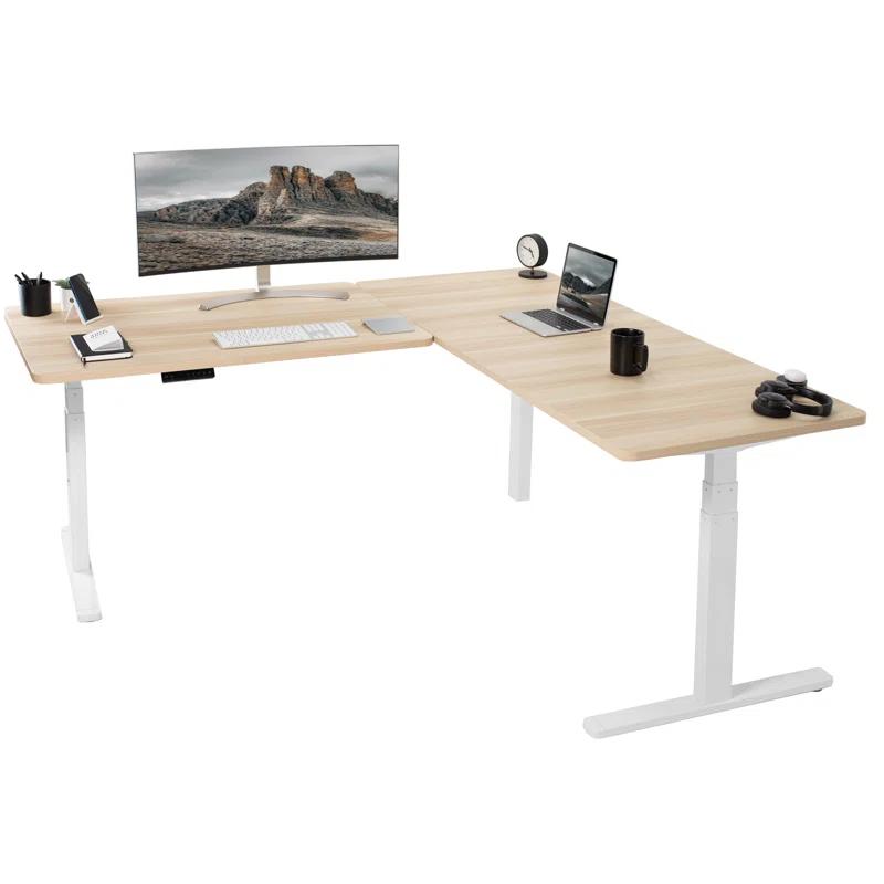 Vivo VIVO Electric 77" x 71" Corner Stand Up Desk, 3E7B Series