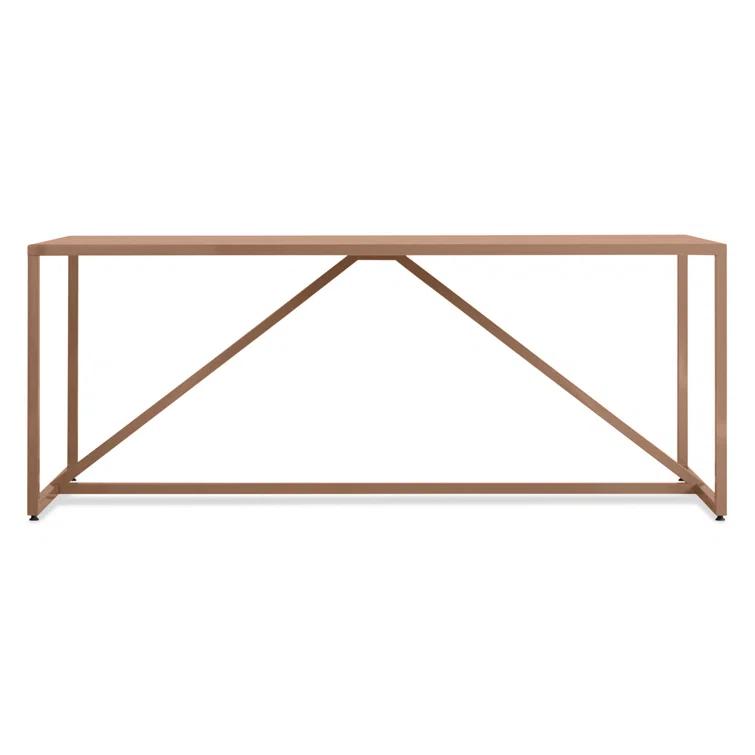 Strut Mid-Century Modern Walnut Dining Table 29" H x 74.5" L