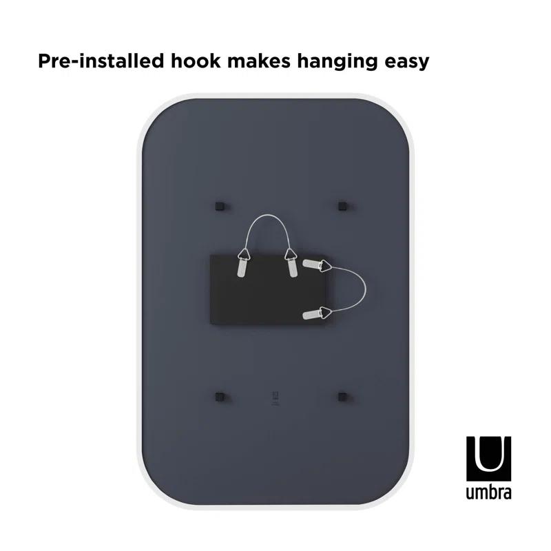 Hub Rubber Flat Mirror