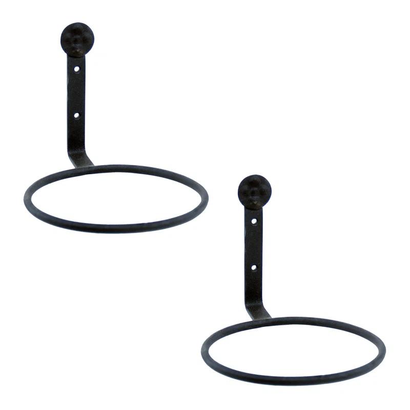 Metal Weather Resistant Bracket Plant Stand (Set of 2)