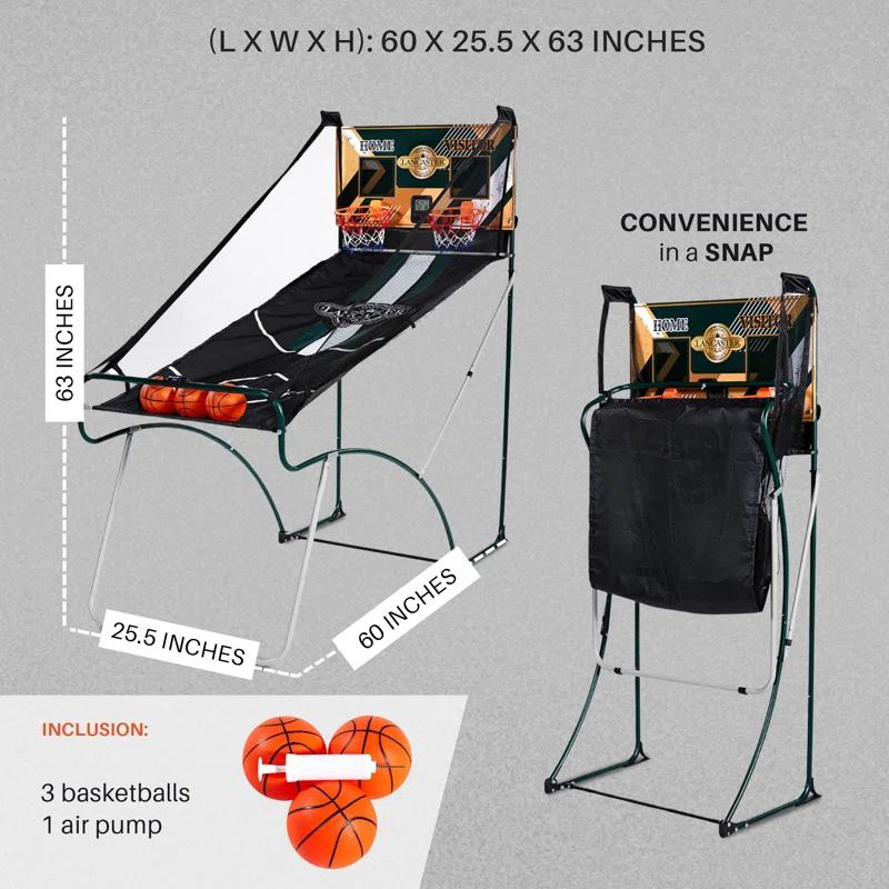 Lancaster Gaming Lancaster Gaming 2 Player Battery Powered Basketball Arcade Game