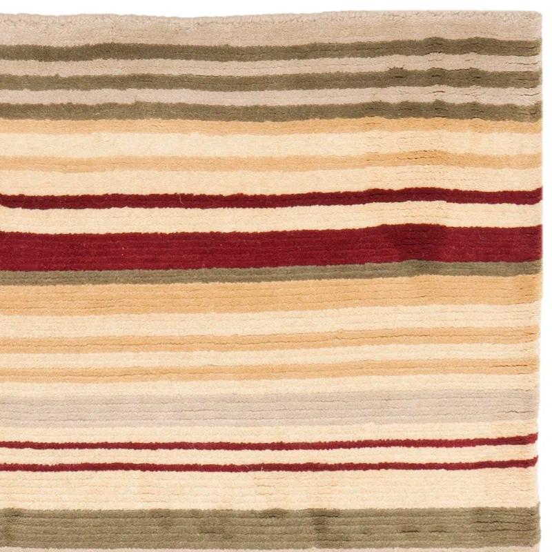 Safavieh Lexington Hand Tufted Wool Pile Striped Rug
