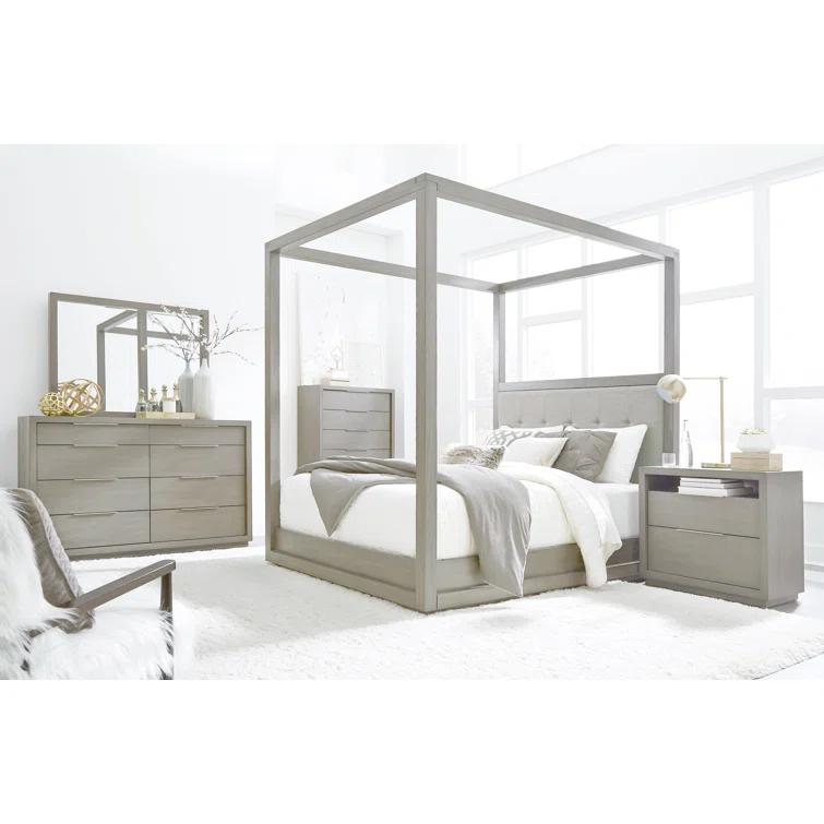 Eloise Upholstered Canopy Bed