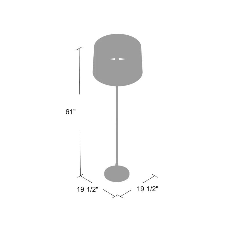 Robert Abbey Bandit 61'' Traditional Floor Lamp