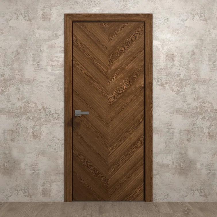 SARTODOORS Slab Door Panel | Ego 5005 | Wood Veneer Doors | Pocket Closet Sliding Barn