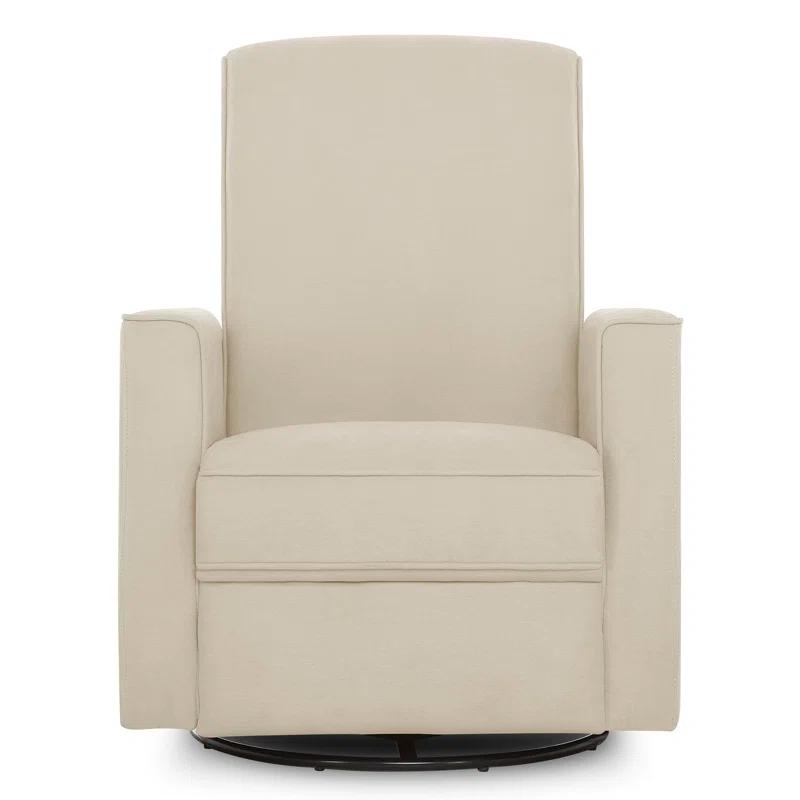 Evolur Greenguard Gold Certified Upholstered Swivel Reclining Glider