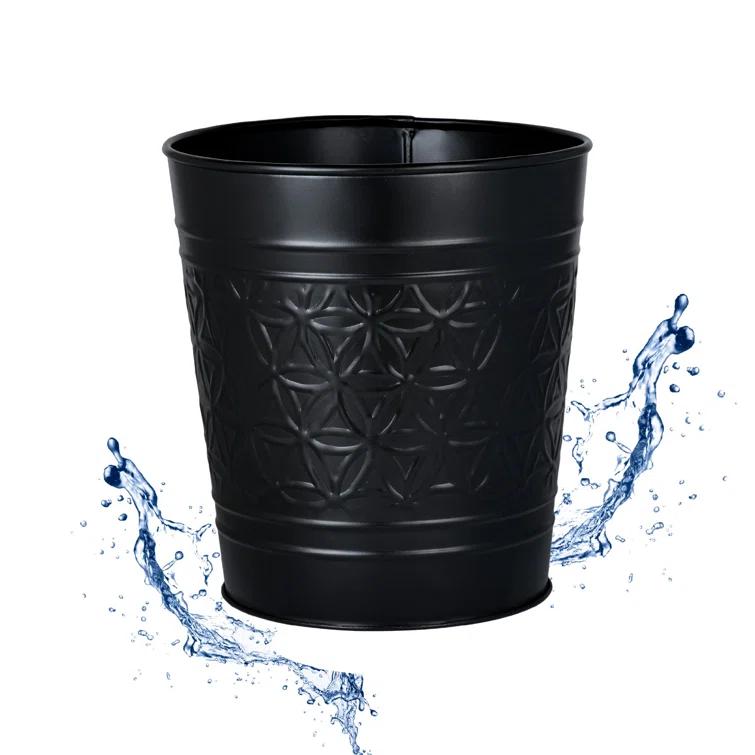 Autumn Alley Alley Metal Open Waste Basket - 1.7 Gallons