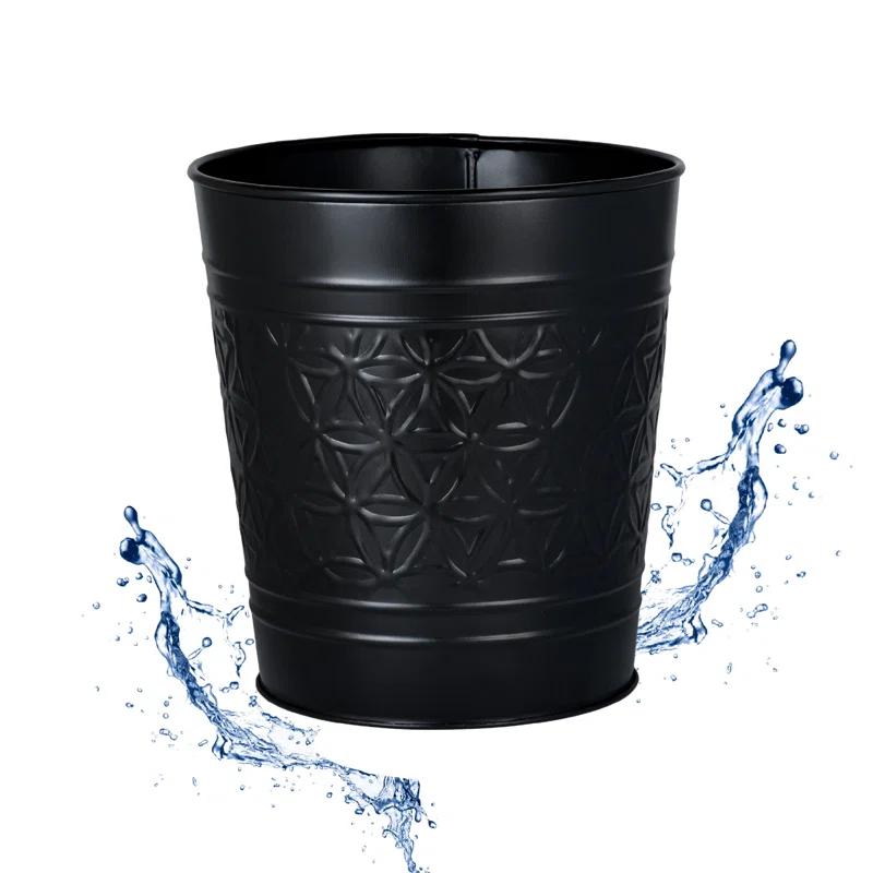Alley Metal Open Waste Basket - 1.7 Gallons