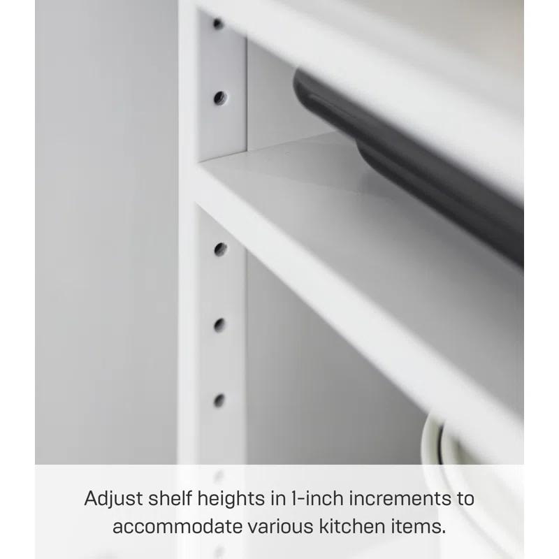 Yamazaki Home Yamazaki Home Three-Tier Cabinet Storage Rack, Steel, Adjustable