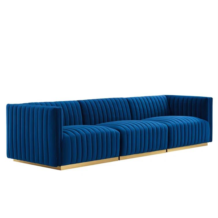 Conjure Channel Tufted Upholstered Fabric Sofa by Modway