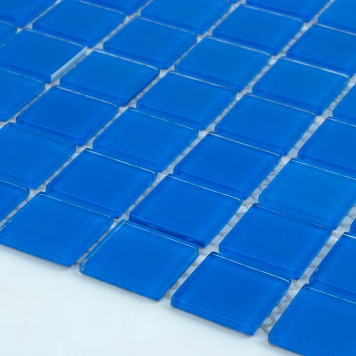 WS Tiles® 1" x 1" Straight Edge Glass Mosaic Tile