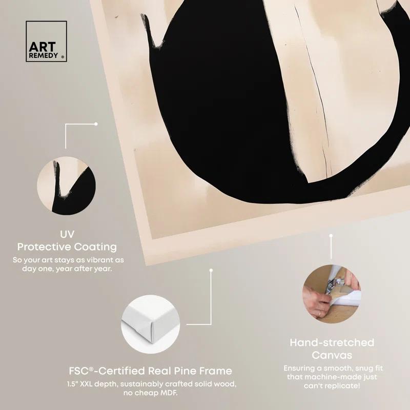 Art Remedy Find The Key Abstract Shapes Trendy Wall Art by Art Remedy